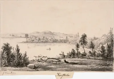 Karstula, original drawing for Finland Depicted in Drawings
