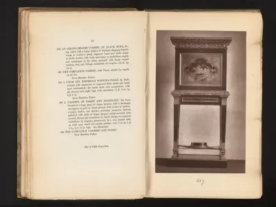 Kast van ebbehout en mahonie, uit de collectie van Christopher Beckett Denison