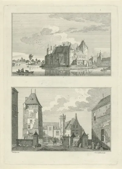 Kasteel Boetzelaer nabij Kalkar, 1746