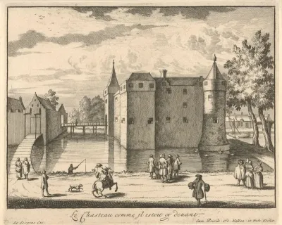 Kasteel Gunterstein zoals het voorheen was