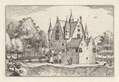 Kasteel in een landschap