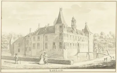 Kasteel Lockhorst of Oud-Teylingen bij Warmond