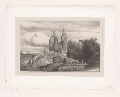 Kasteel met slotgracht
