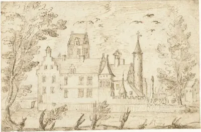 Kasteel met slotgracht