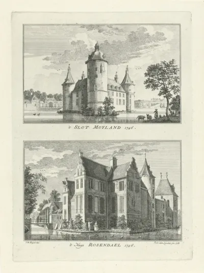 Kasteel Moyland en Huis Rosendal, 1746
