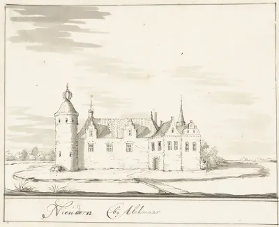 Kasteel Nieudoorn (?) bij Alkmaar