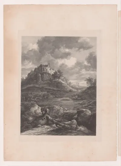Kasteel op een heuvel