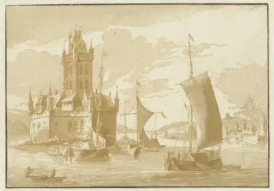 Kasteel Rheinpfalz bij Kaub