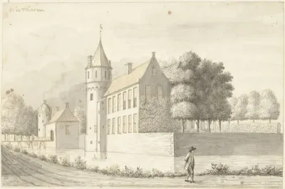 Kasteel Westhoven bij Oostkapelle op Walcheren