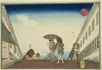 Kasumigaseki, from the series "Famous Places in the Eastern Capital (Toto meisho)"
