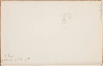 Kasvot. Todennäköisesti n. 1925.