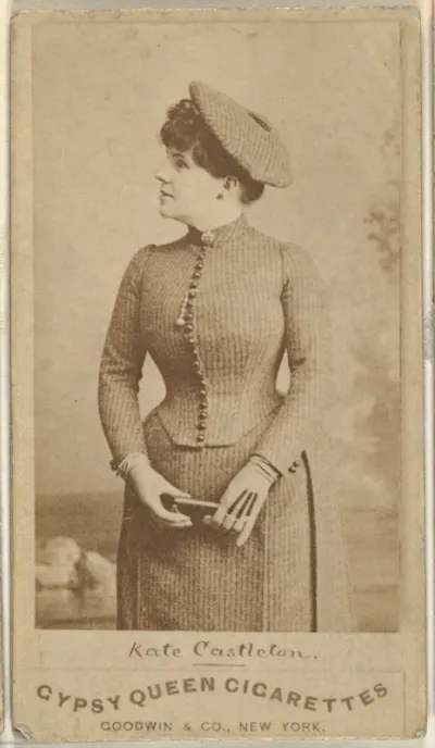 Kate Castleton, from the Actors and Actresses series (N171) for Gypsy Queen Cigarettes