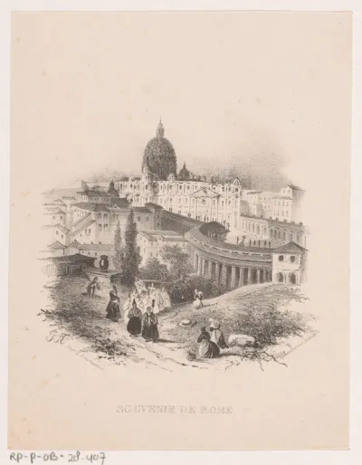 Katholieke processie in Rome