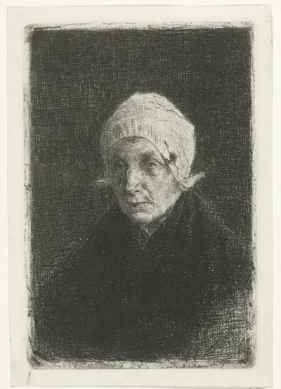 Katwijkse oude vrouw