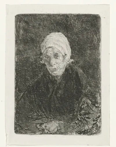 Katwijkse oude vrouw
