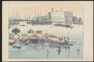 Kawaguchi, the estuary of Yodo river