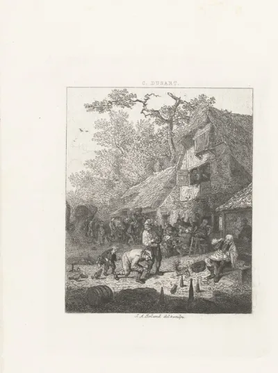 Kegelaars voor een herberg