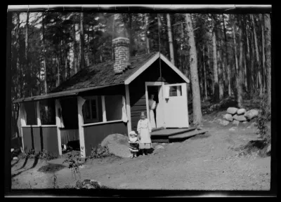 Keittiömökki, ns. "ateljeekeittiö" Simbergin ateljeen vieressä