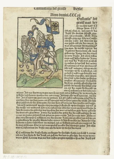 Keizer Constantijn de Grote te paard