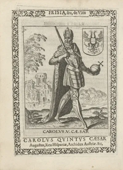 Keizer Karel V als erfpotestaat van Friesland