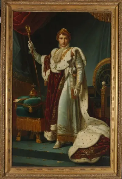 Keizer Napoleon I in kroningsgewaad, 2 december 1804