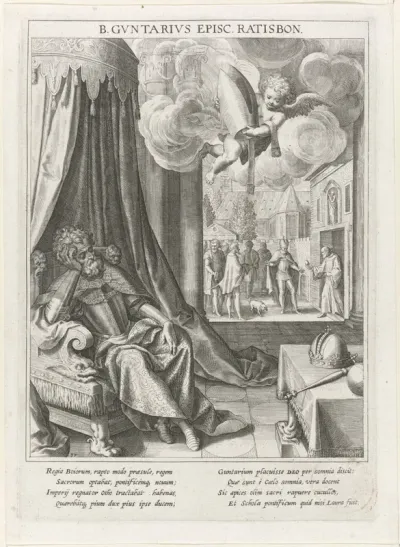Keizer Otto de Grote kiest de Heilige Gunther als bisschop van Regensburg