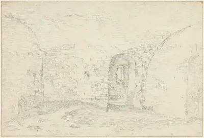 Kelders in de Ruïne van Brederode