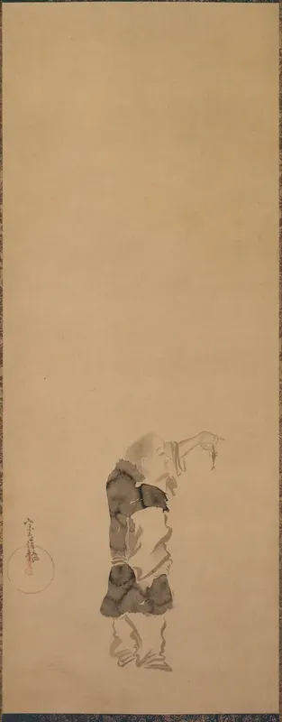 Kenshu, Monk with Shrimp