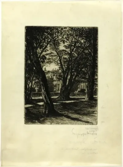 Kensington Gardens, No. I (small plate)
