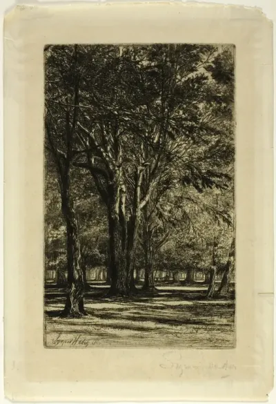 Kensington Gardens, No. II (large plate)