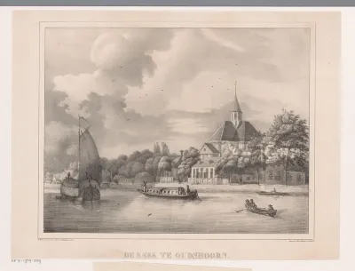 Kerk aan de Oude Rijn in Oudshoorn