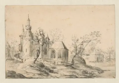 Kerk op een heuveltje