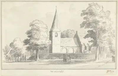 Kerk van het dorp Weurt