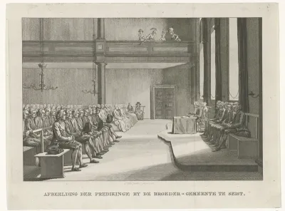 Kerkdienst van de Broedergemeente te Zeist