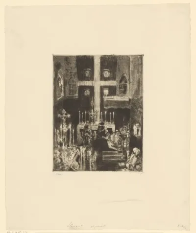 Kerkdienst van Georgiritter