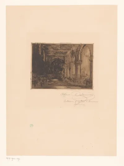 Kerkinterieur in Leuven