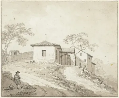 Kerkje of klooster bij Bologna