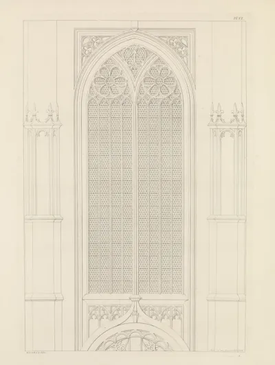 Kerkraam van de Hooglandse kerk te Leiden