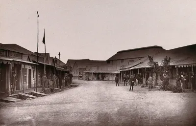 Kimberley, South Africa: men at the diamond market