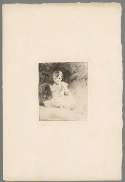 Kind met appel