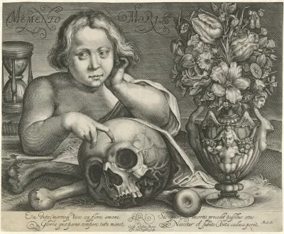 Kind met doodshoofd (Vanitas)