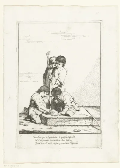 Kinderen spelen a Capelletto
