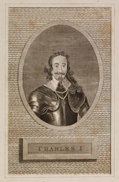 King Charles I. Engraving after W. Dobson