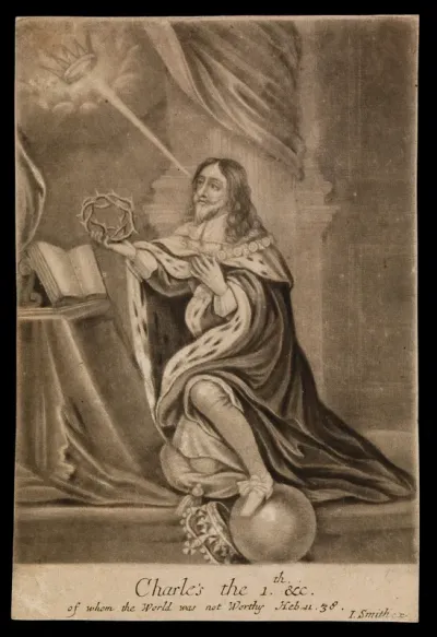 King Charles I. Mezzotint by J. Smith