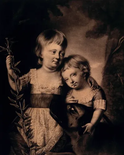 King George IV as Prince of Wales and Prince Frederick Duke of York, as children
