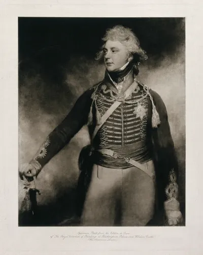 King George IV when Prince of Wales as Colonel of the tenth Light Dragoons