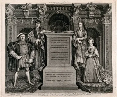 King Henry VIII and Jane Seymour, King Henry VII and his wife Elizabeth of York