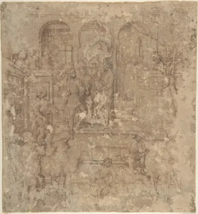 King Herod Receiving the Three Magi
