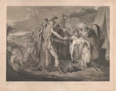 King Lear and Cordelia