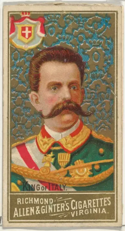King of Italy, from World's Sovereigns series (N34) for Allen & Ginter Cigarettes